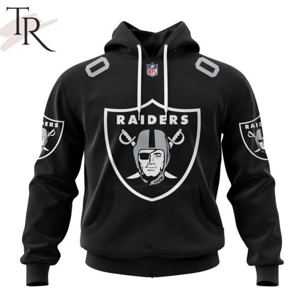 Las Vegas Raiders Personalized Name And Number NFL 3D Hoodie Version 76