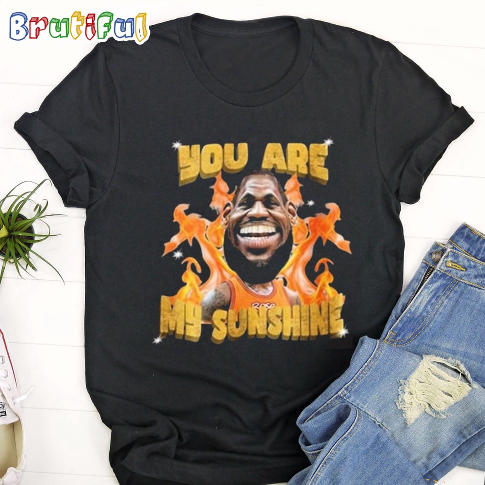 Lebron James You Are My Sunshine T-Shirt, NBA Los Angeles Lakers Lebron James Shirt, Lebron James Meme Shirt
