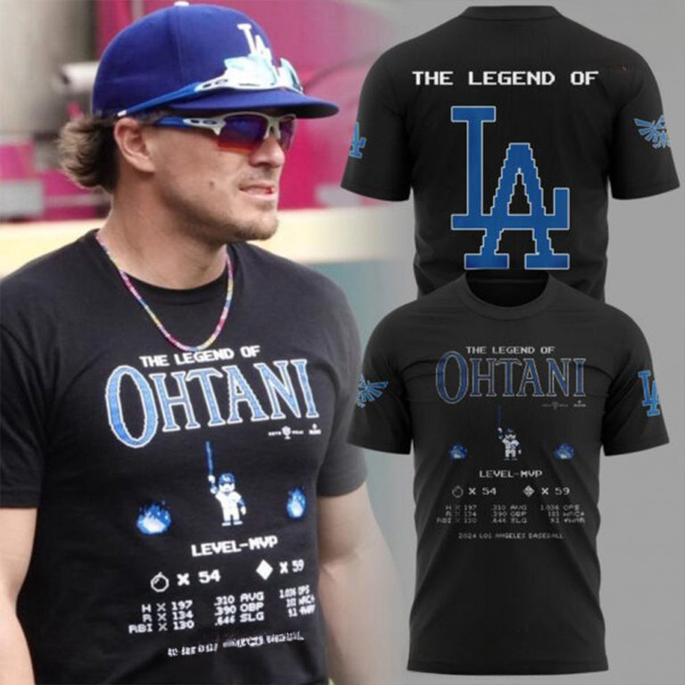 Legend Of Ohtani MVP Quest LA Dodgers T-Shirt Good Fathers Day Gifts