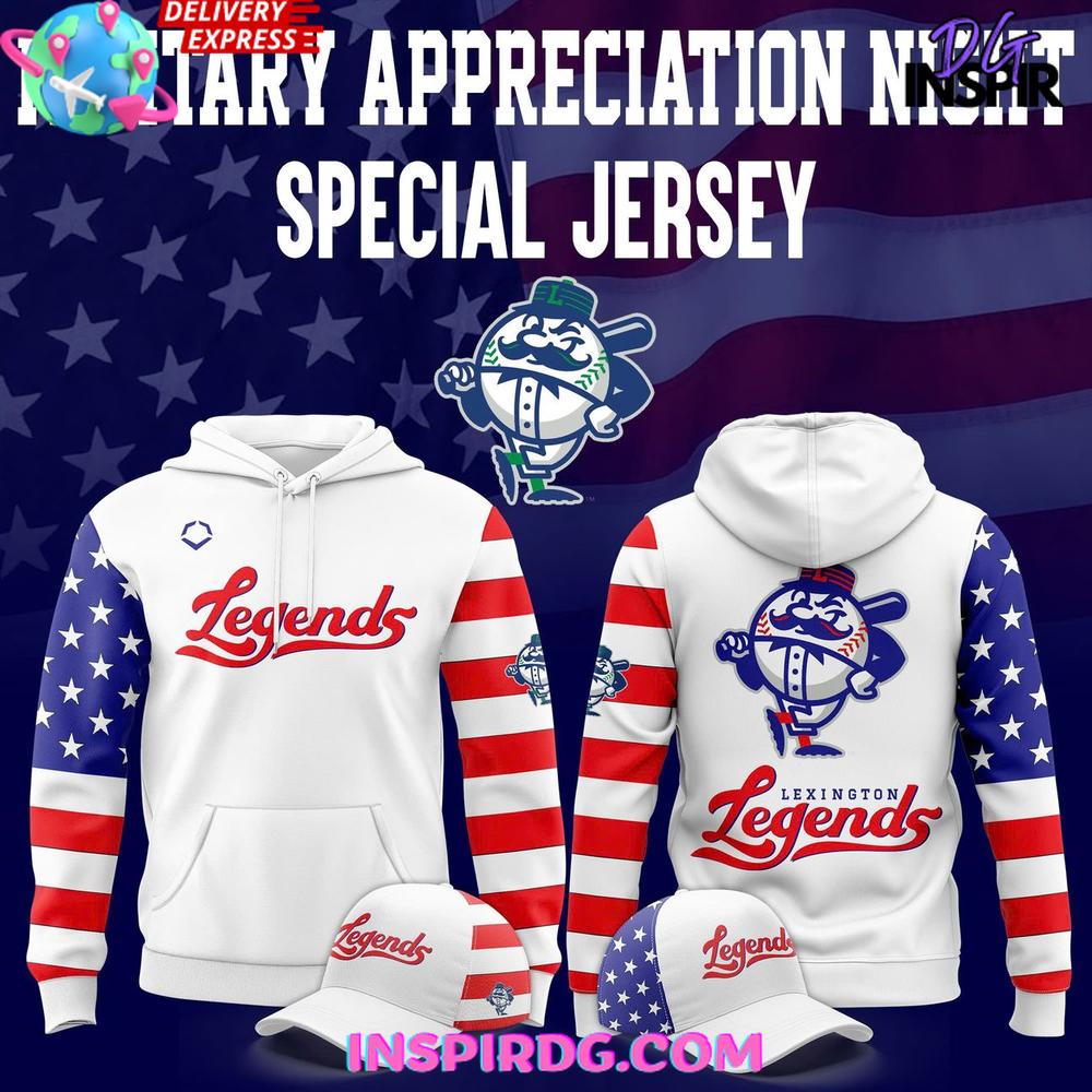 Lexington Legends Military Appreciation Night 2025 Hoodie Premium Merchandises