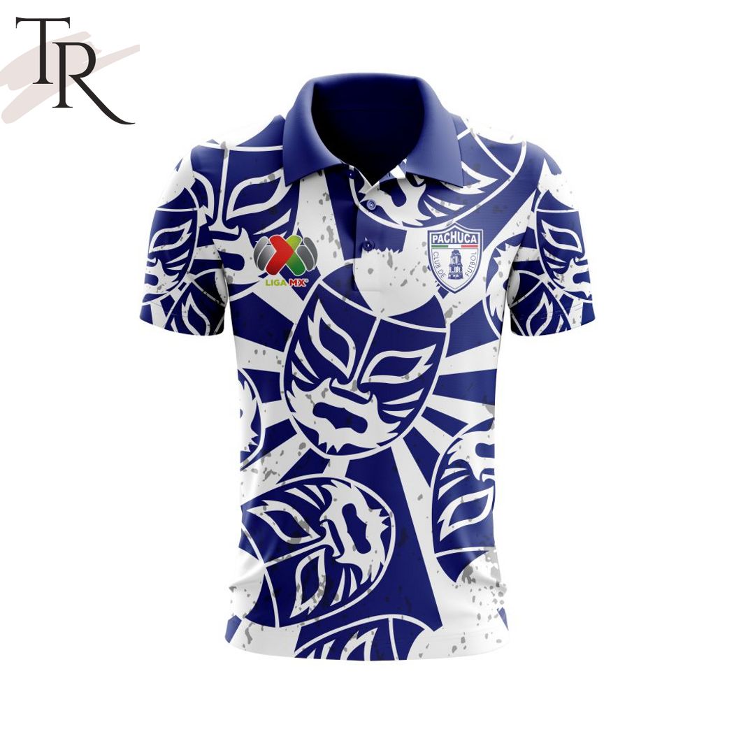 LIGA MX C.F. Pachuca Special Lucha Libre Design Polo Shirt