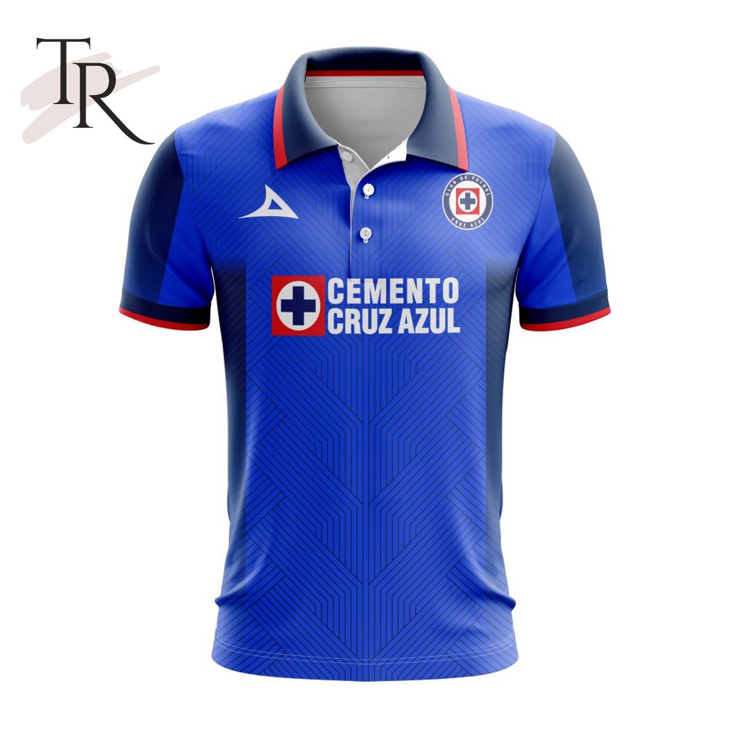 LIGA MX Cruz Azul 2023 â€“ 2024 Home Polo Shirt