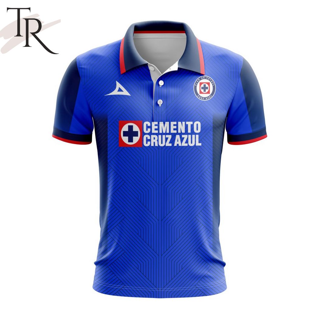 LIGA MX Cruz Azul 2023 â€“ 2024 Home Polo Shirt