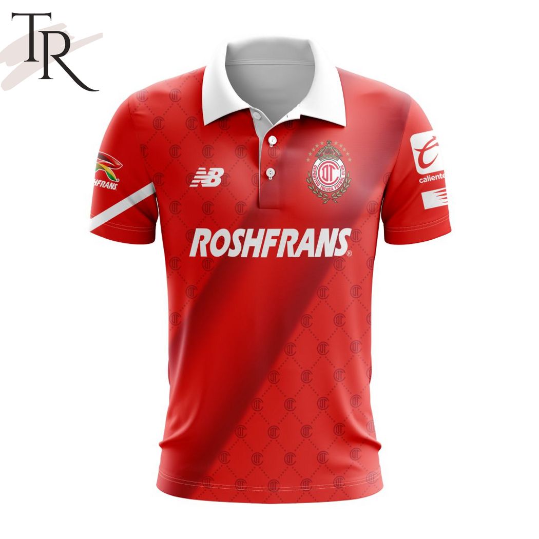 LIGA MX Deportivo Toluca 2023 â€“ 2024 Home Polo Shirt