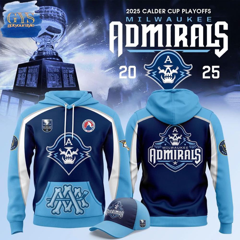 Limited Edition Milwaukee Admirals Calder Cup Playoffs Hoodie Premium Merchandises