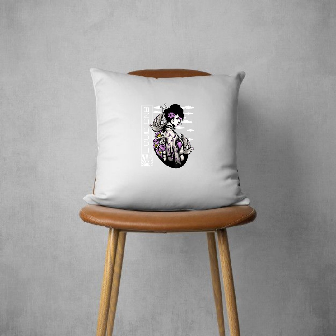 Liquid DnB Music Liquid Jungle EDM Drum And Bass Pillows