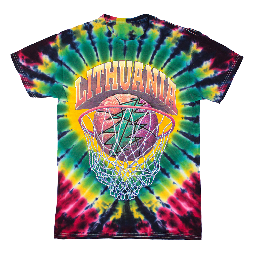 Lithuania Grateful Dead Shirt Lithuania Basketball Grateful Dead Tie Dye T-Shirt Mothers Day Gifts