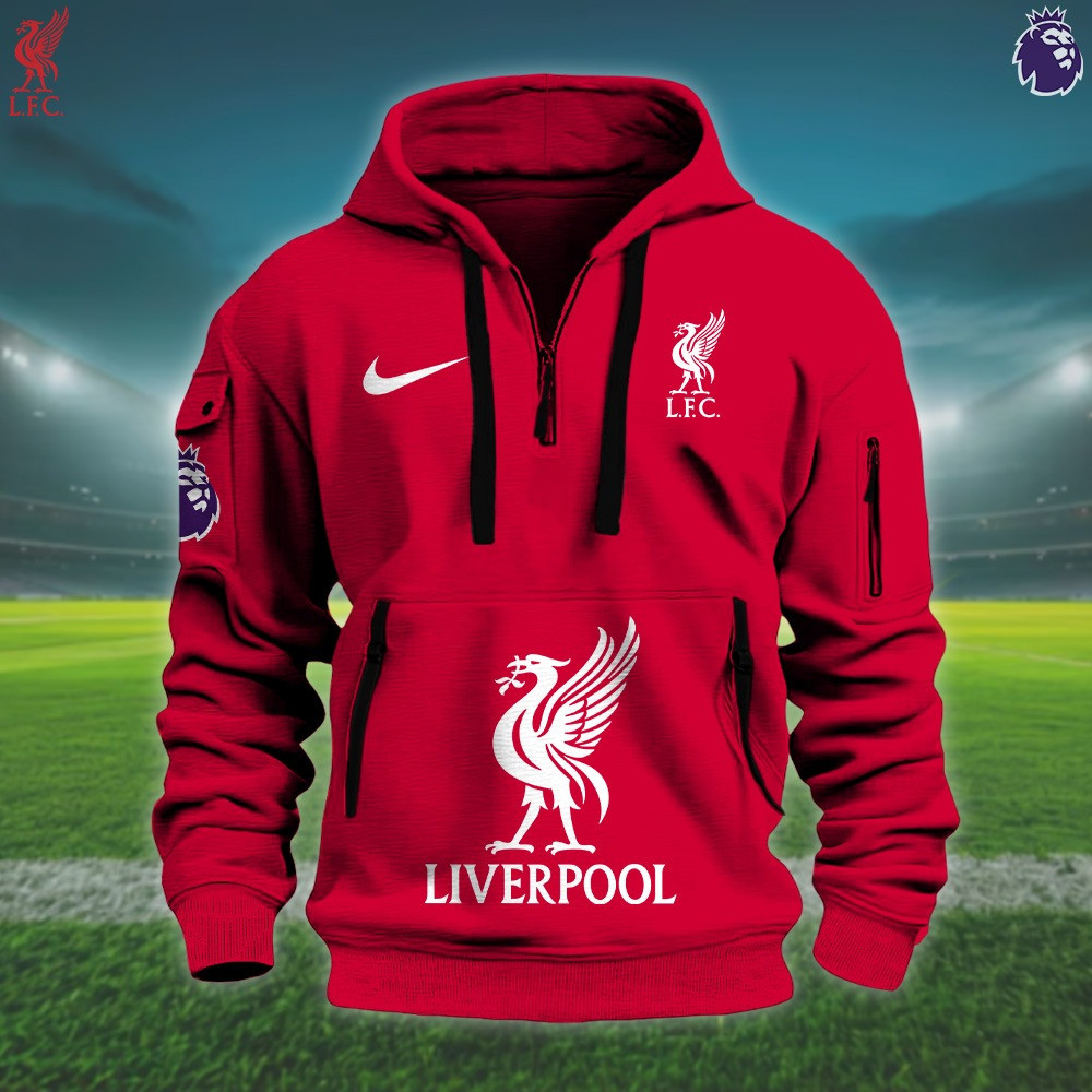 Liverpool FC Heavy Zip Hoodie Gift For Liverpool Fans