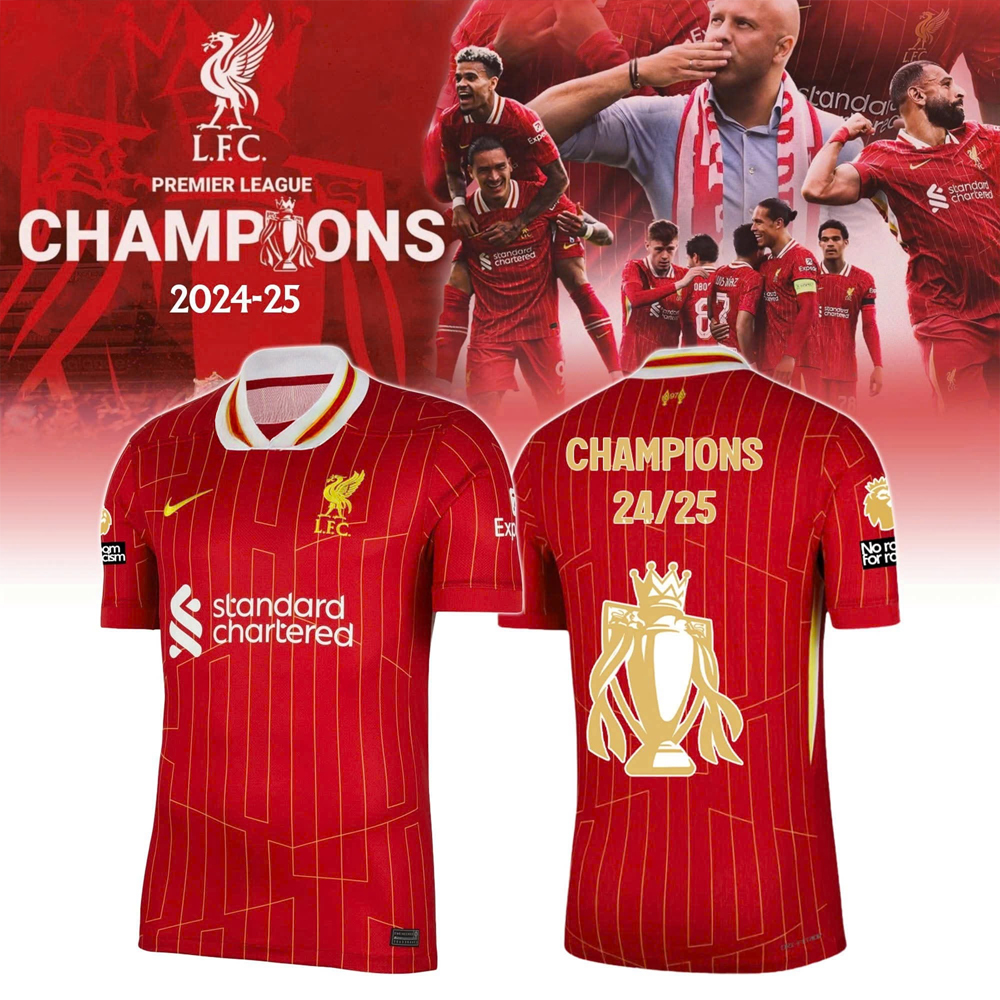 Liverpool FC League Champions Jersey For The Kop Gift For Liverpool Fans