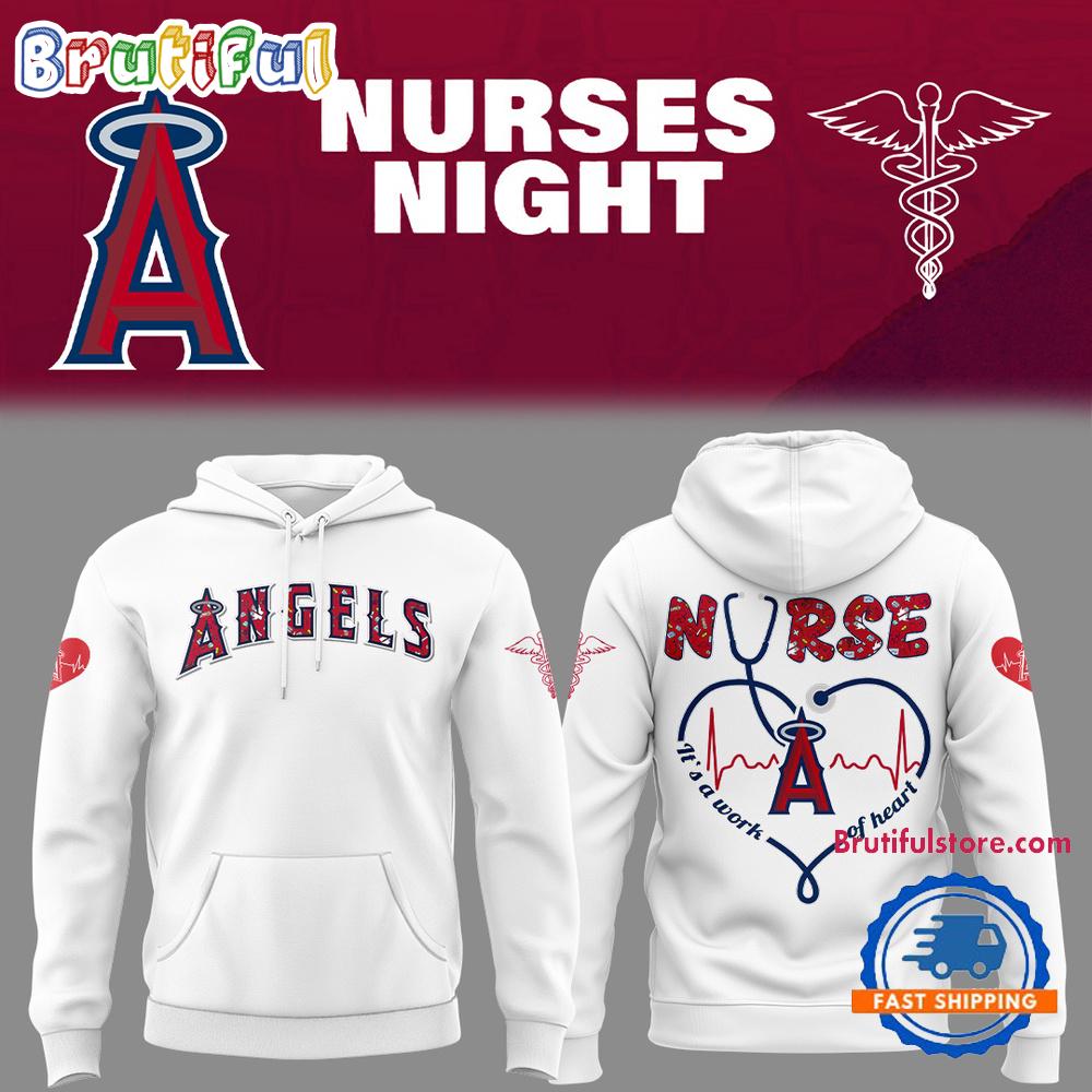 Los Angeles Angels Baseball NURSES NIGHT Hoodie