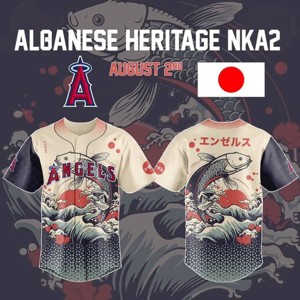 Los Angeles Angels Japanese Heritage Night 2025 Special Baseball Jersey