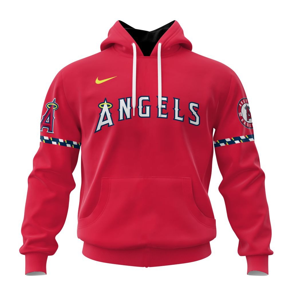 Los Angeles Angels Personalized Alternate Design Concept Hoodie