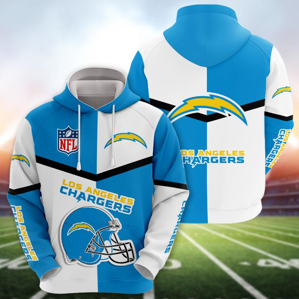 Los Angeles Chargers 3D printed Sweatshirt Hoodie Zipped Hoodie