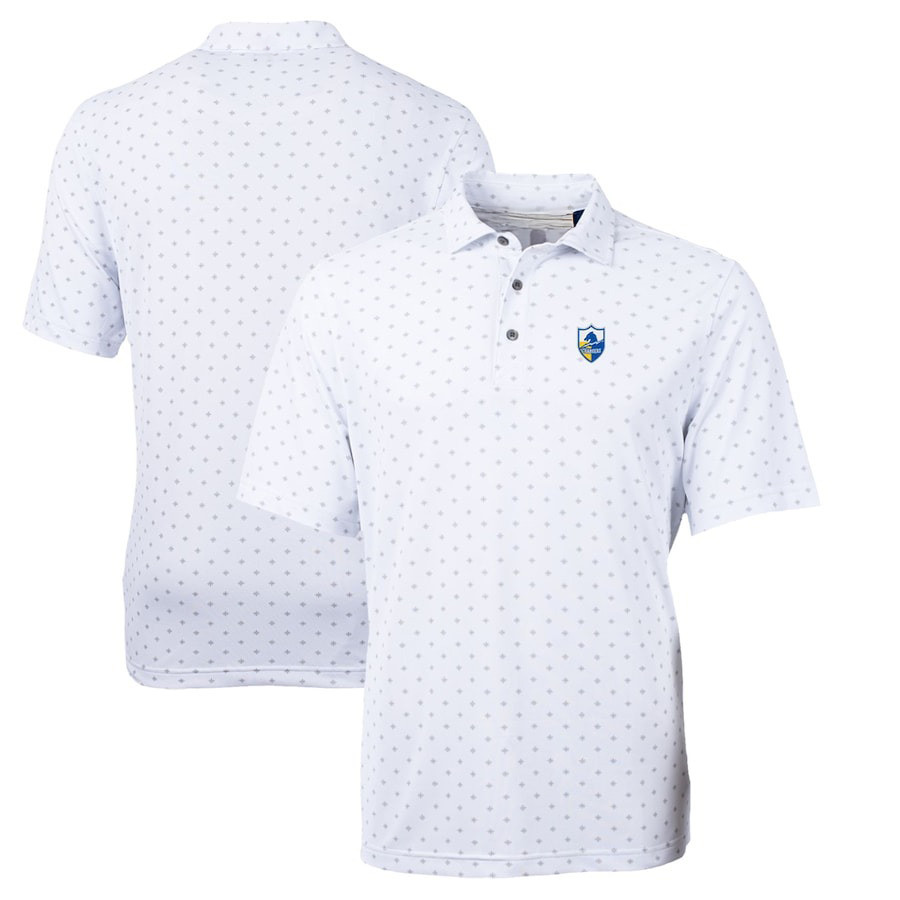 Los Angeles Chargers Cutter And Buck Navy Polo Shirt Gifts For Husband