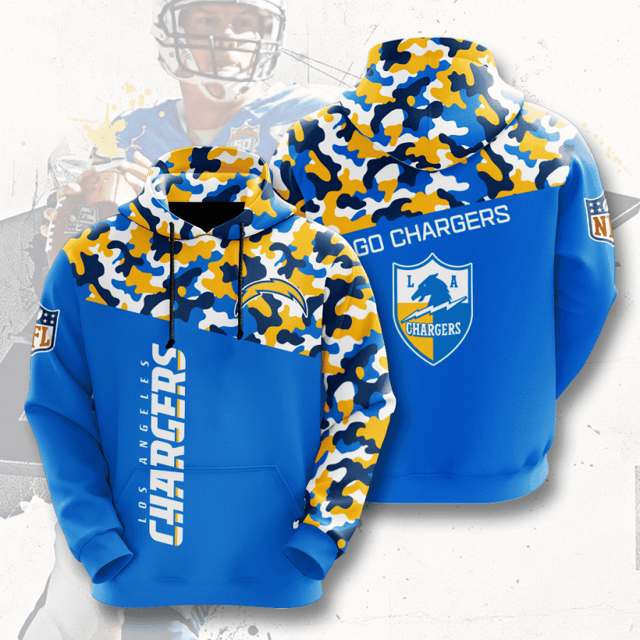Los Angeles Chargers Hoodie  Zip Hoodie Version 463