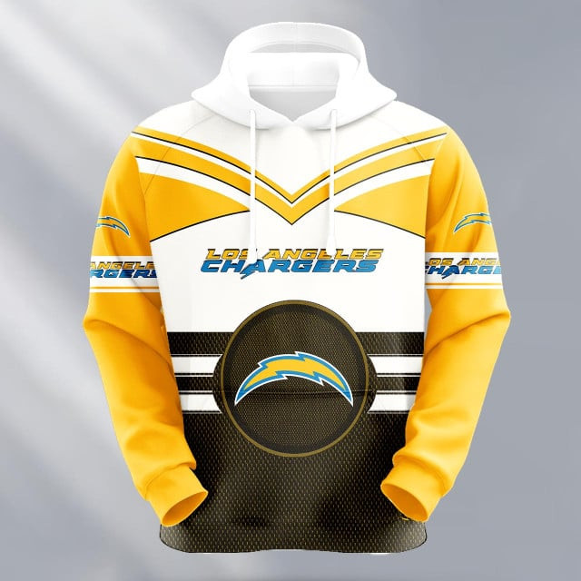 Los Angeles Chargers Logo NFL 3D Hoodie Version 203