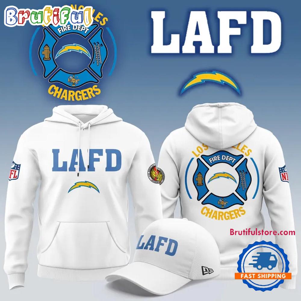 Los Angeles Chargers NFL 2025 LAFD Hoodie Shirt Premium Merchandise