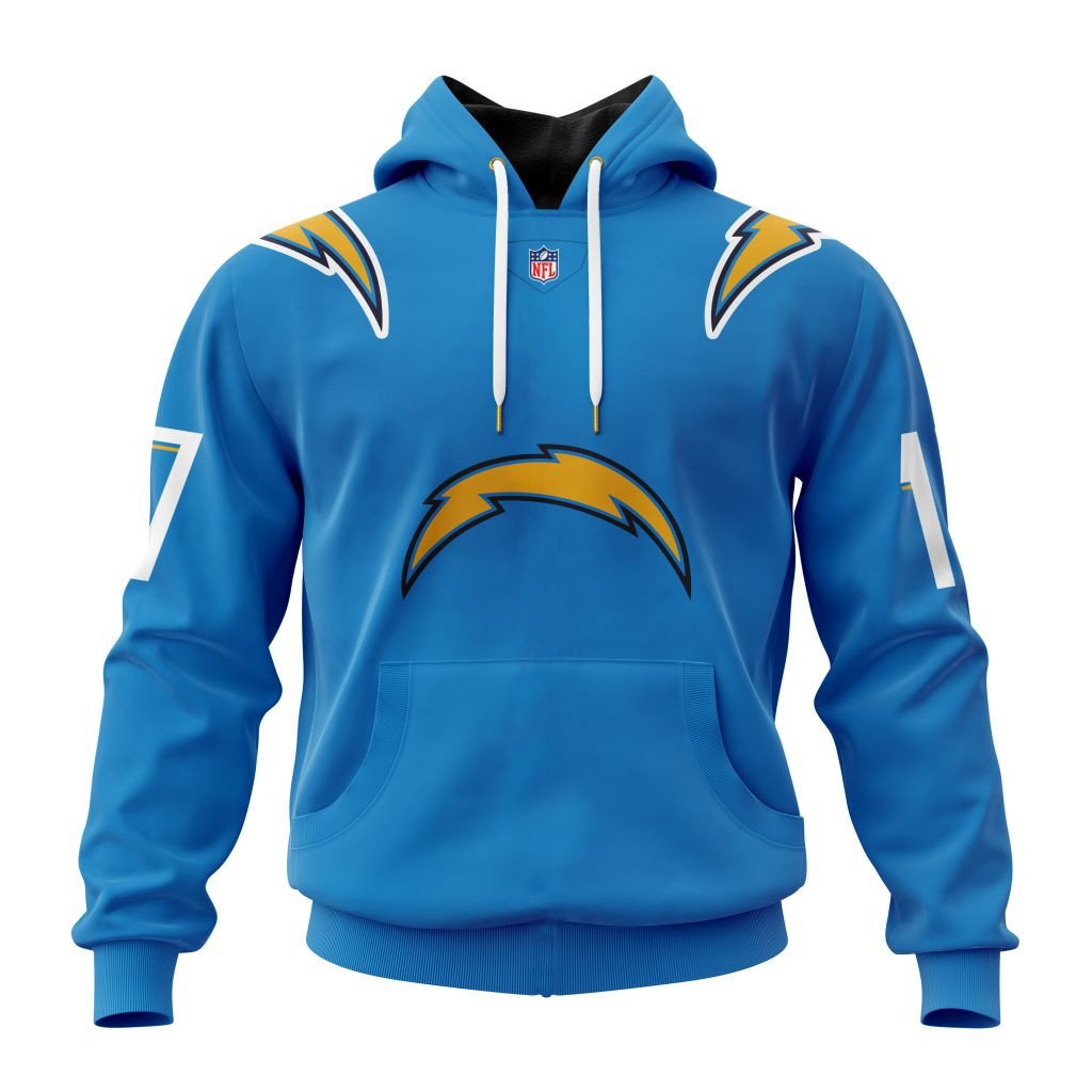 Los Angeles Chargers Specialized Design Personalized Letters Number V24101201 Hoodie