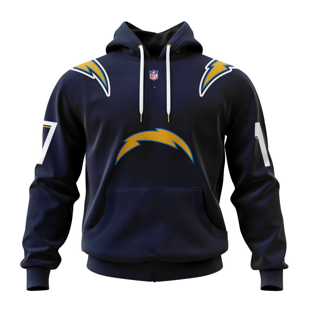 Los Angeles Chargers Specialized Design Personalized Letters Number V24101202 Hoodie