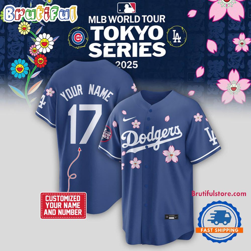 Los Angeles Dodgers 2025 MLB World Tour Tokyo Series New Jersey Shirt