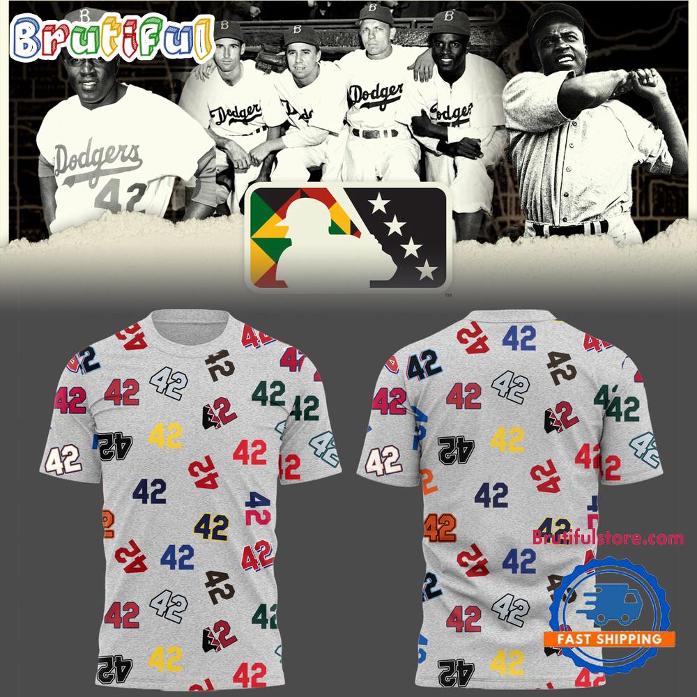 Los Angeles Dodgers Baseball Honoring Jackie Robinson 42 All Over Print Shirt