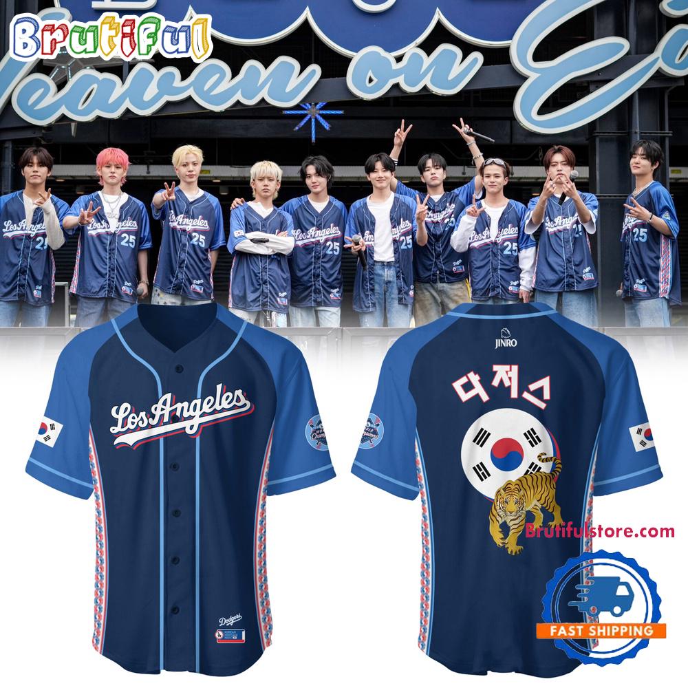 Los Angeles Dodgers Baseball Korean Heritage Night Jersey