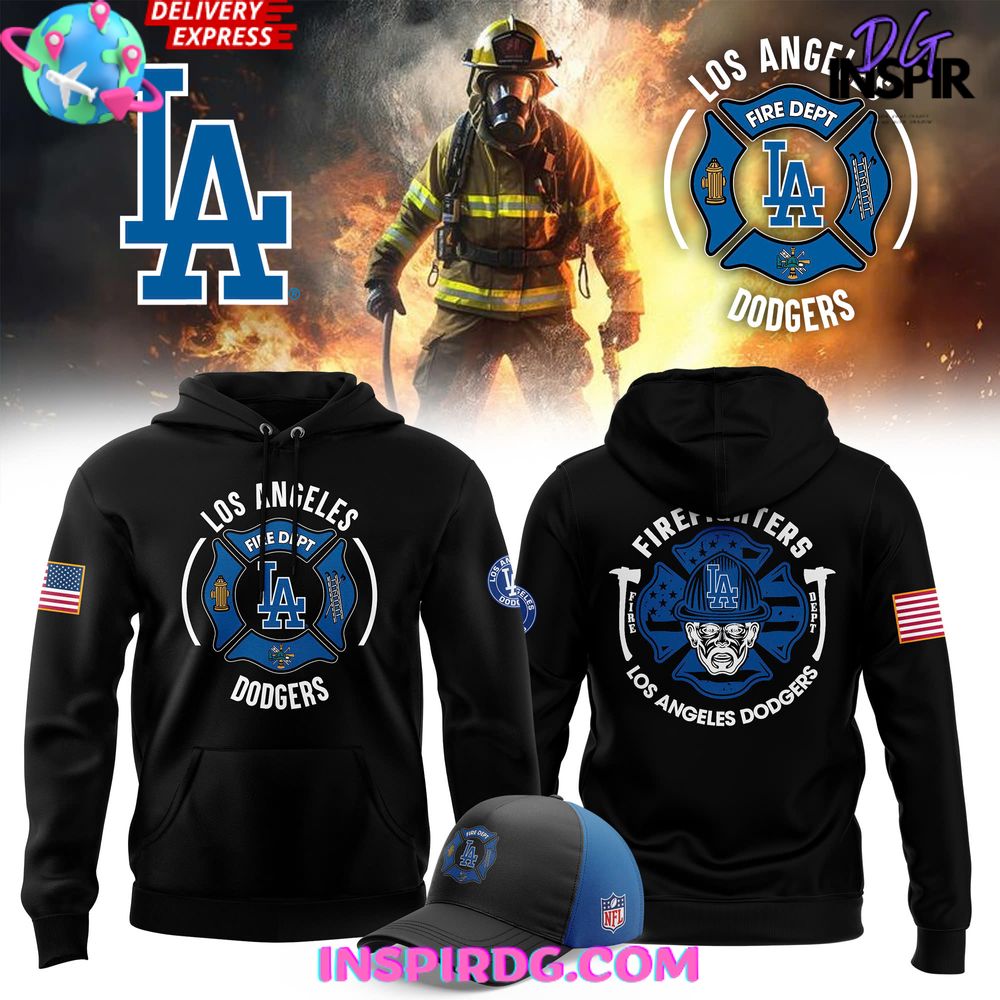Los Angeles Dodgers Firefighter Appreciation Night Special Hoodie Premium Merchandise
