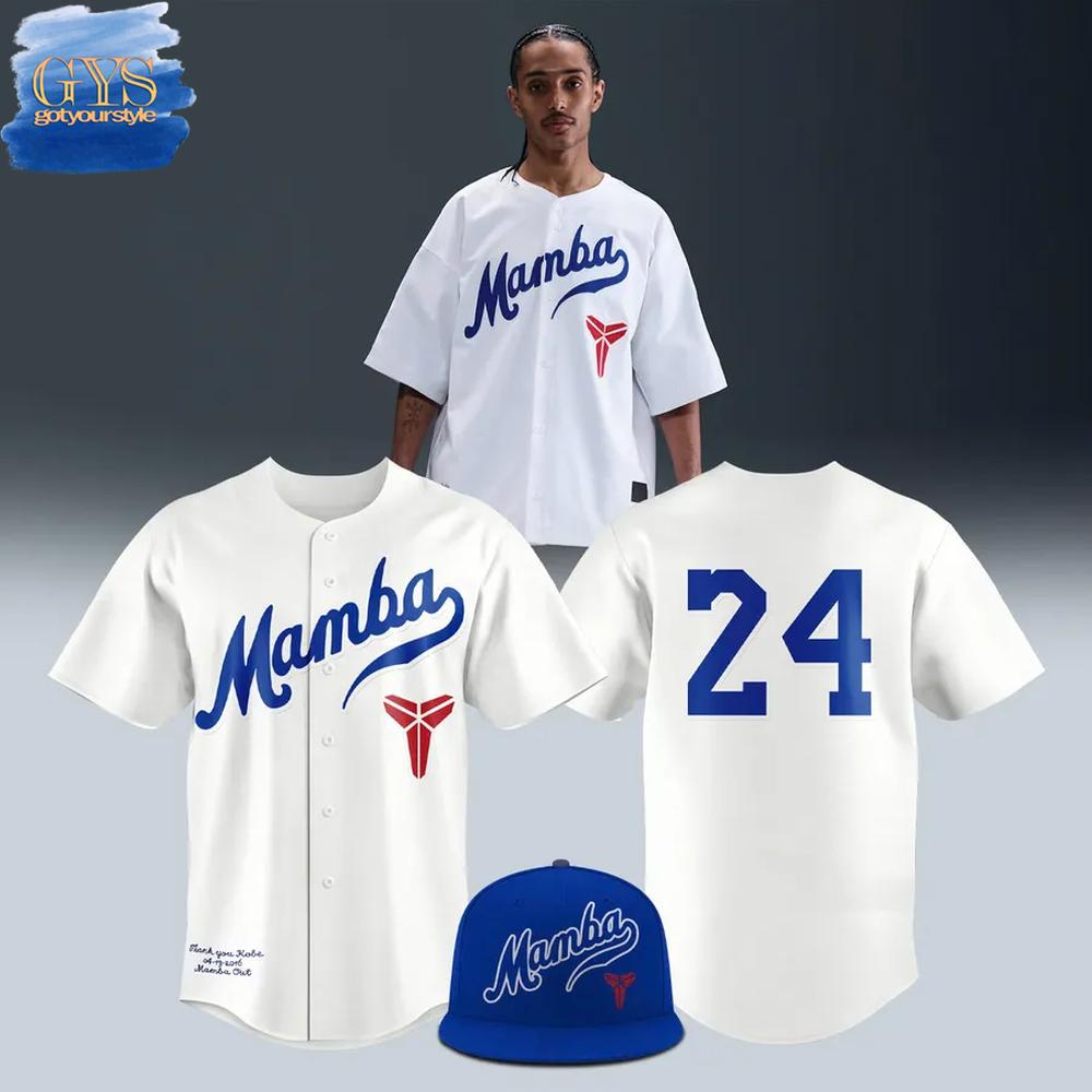 Los Angeles Dodgers Honors Kobe Mamba Baseball Jersey
