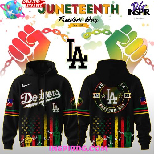 Los Angeles Dodgers Juneteenth Day 2025 Special Hoodie Premium Merchandises