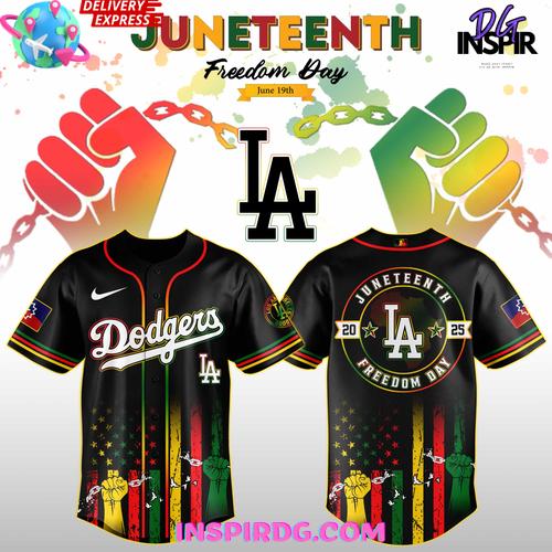 Los Angeles Dodgers Juneteenth Day 2025 Special Jersey
