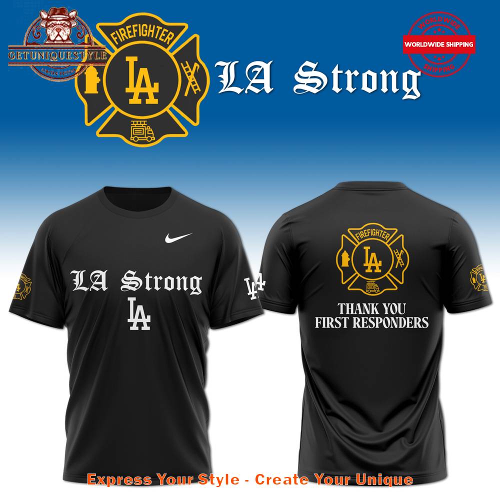 Los Angeles Dodgers LA Strong T-shirt Premium Merchandise