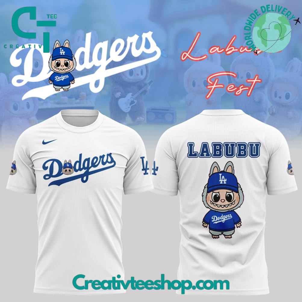 Los Angeles Dodgers MLB x Labubu Fest 2025 Special Tee