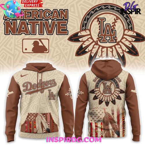 Los Angeles Dodgers Native American Heritage Honor 2025 Edition Hoodie Premium Merchandises
