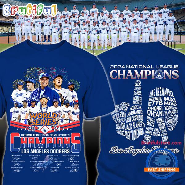 Los Angeles Dodgers New York Yankees 2024 American League Championship Series Design T Shirt