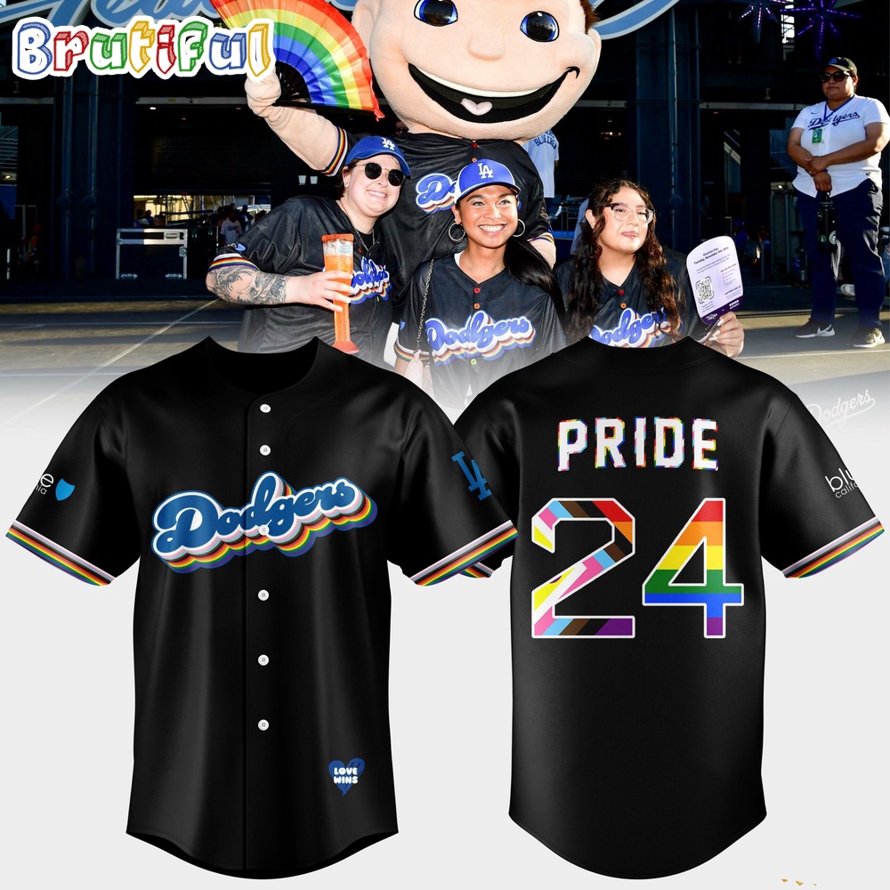 Los Angeles Dodgers Pride 2024 Night Jersey Shirt