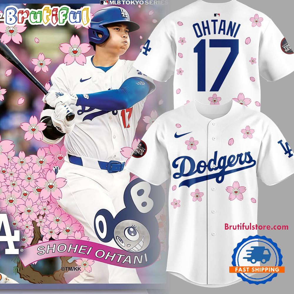 Los Angeles Dodgers Shohei Ohtani Tokyo Series 2025 Design Baseball Jersey