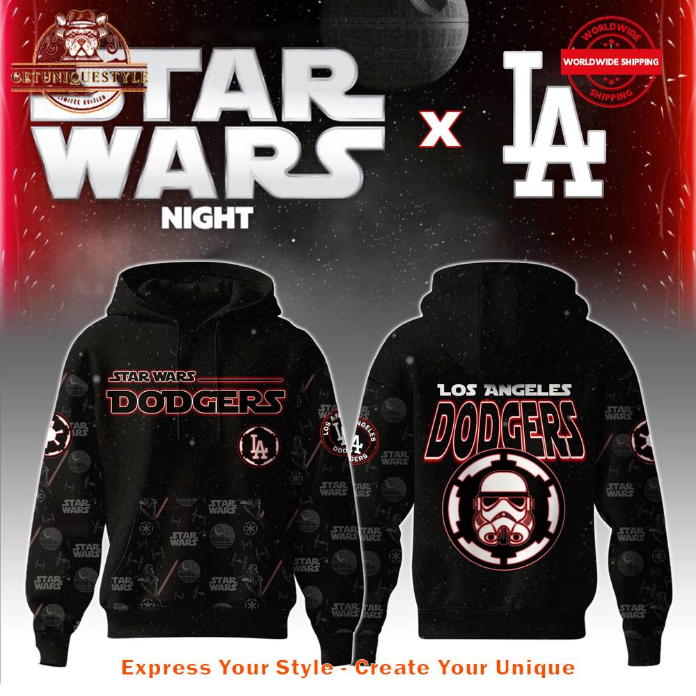 Los Angeles Dodgers Star Wars Night 2025 Special Hoodie