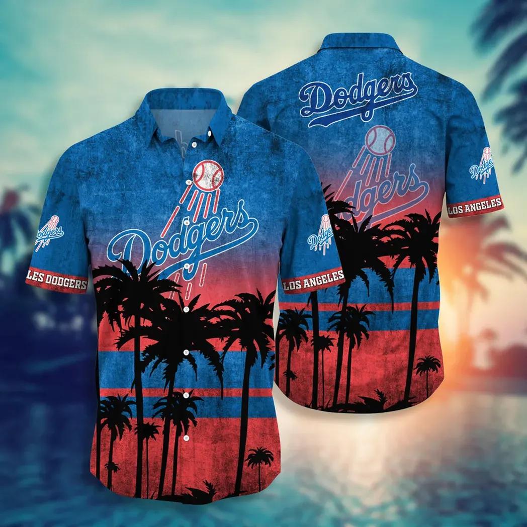 Los Angeles Dodgers Sunset Palms Aloha Hawaiian Shirt for Men And Women Gift For Sport Music Fans
