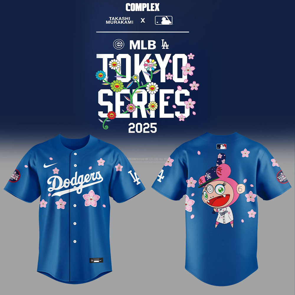 Los Angeles Dodgers Takashi Murakami x MLB World Tour Tokyo Personalized New Baseball Jersey For Fan