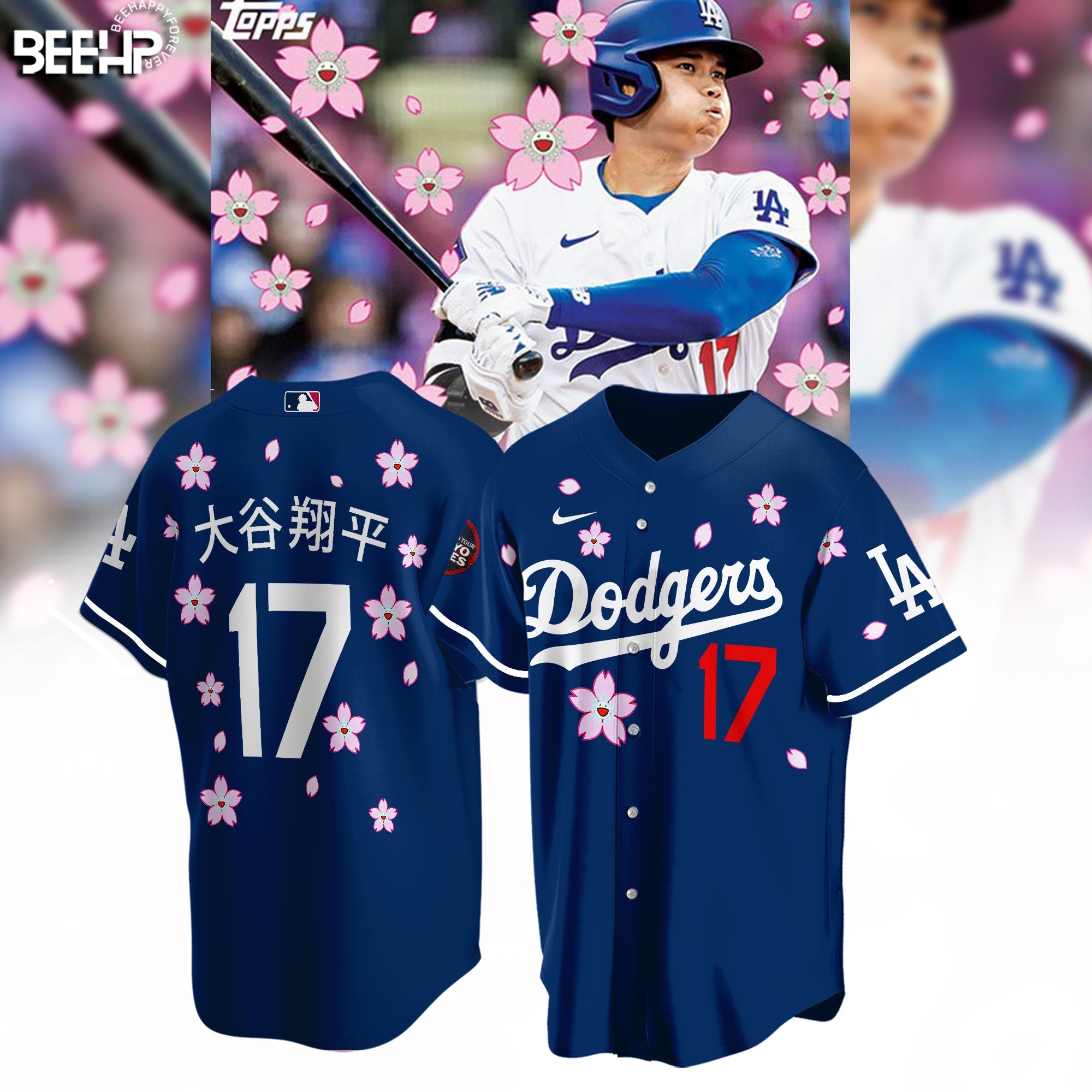 Los Angeles Dodgers Takashi Murakami x MLB World Tour Tokyo Personalized New Baseball Jersey For Fan