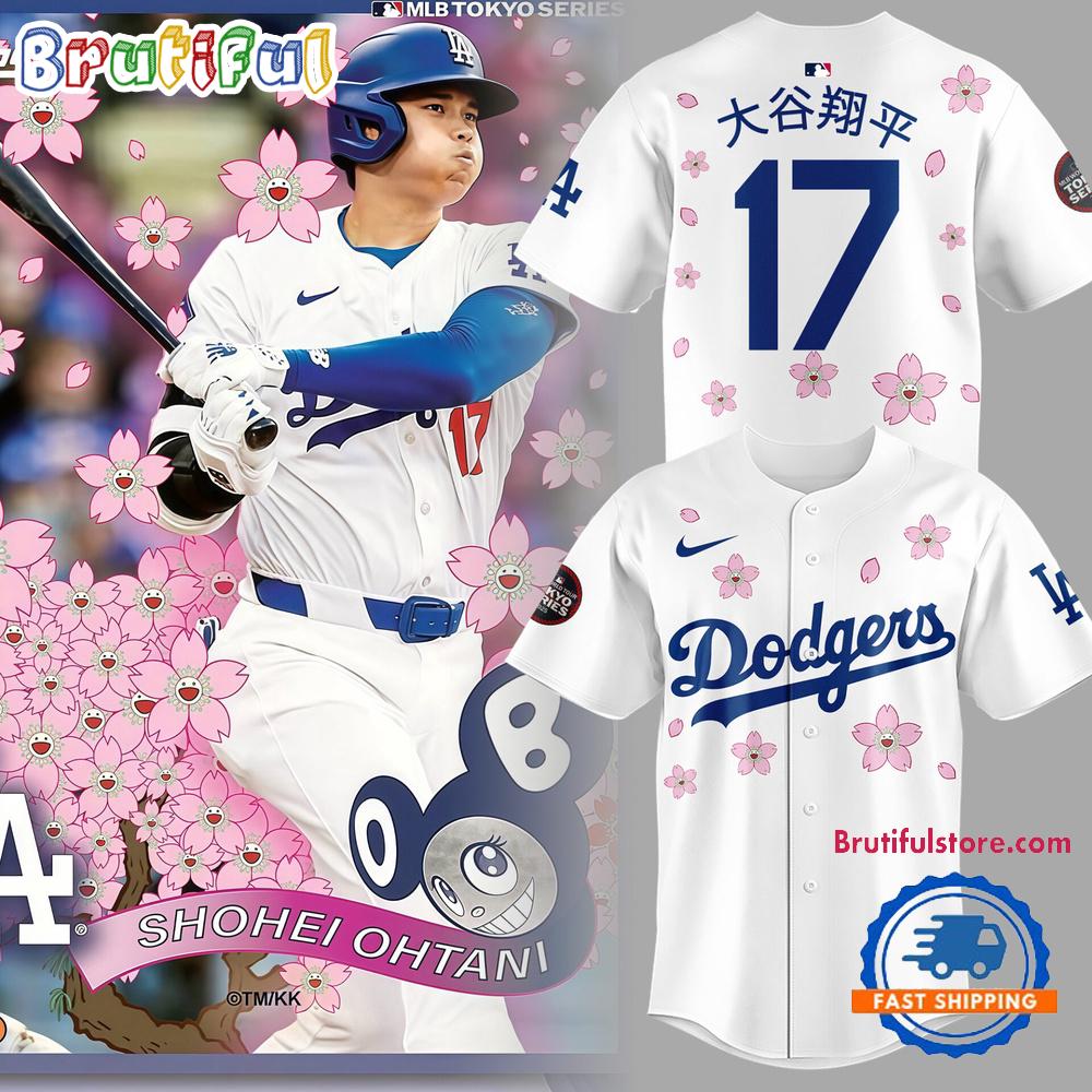 Los Angeles Dodgers Tokyo Series 2025 Design Baseball Jersey