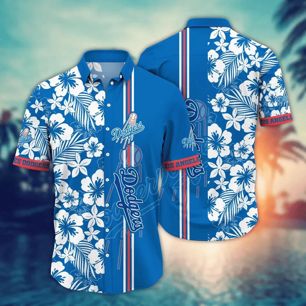 Los Angeles Dodgers Tropical Hibiscus Aloha Hawaiian Shirt for Men And Women Gift For Sport Music Fans