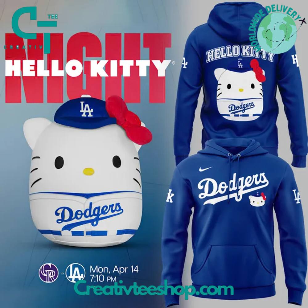 Los Angeles Dodgers x Hello Kitty Special Hoodie