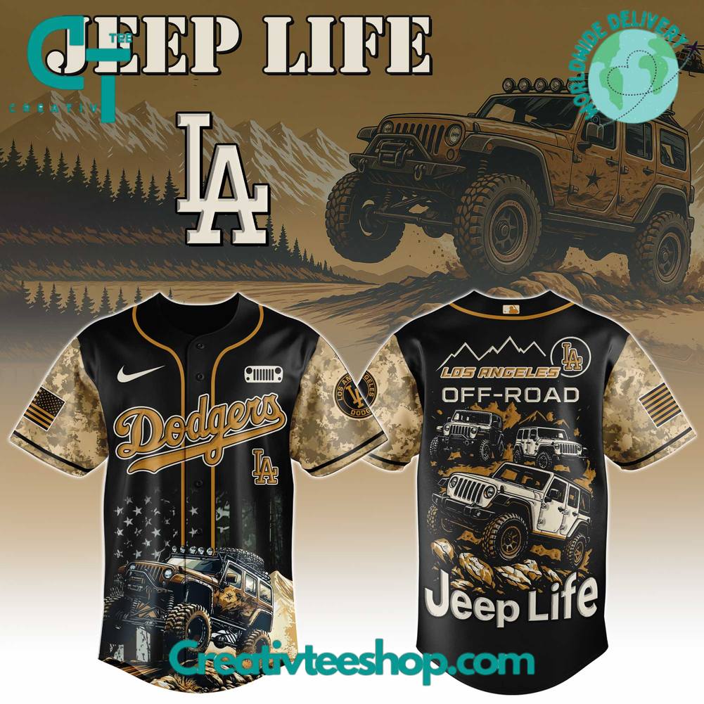 Los Angeles Dodgers x Jeep Life Baseball Jersey
