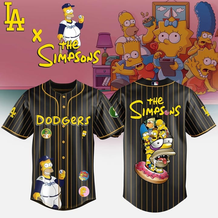 Los Angeles Dodgers X The Simpsons 2025 Jersey Best Gifts For Baseball Fans