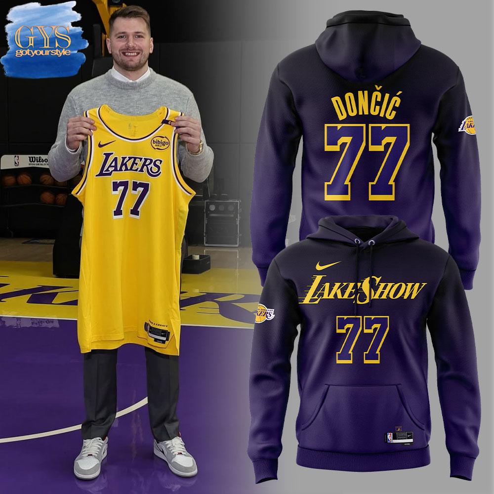 Los Angeles Lakers Luka Doncic Lake Show Hoodie Gift For Sport Music Fans