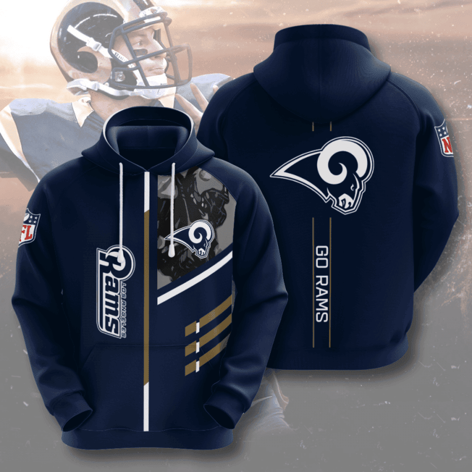 Los Angeles Rams American Football Hoodie  Zip Hoodie