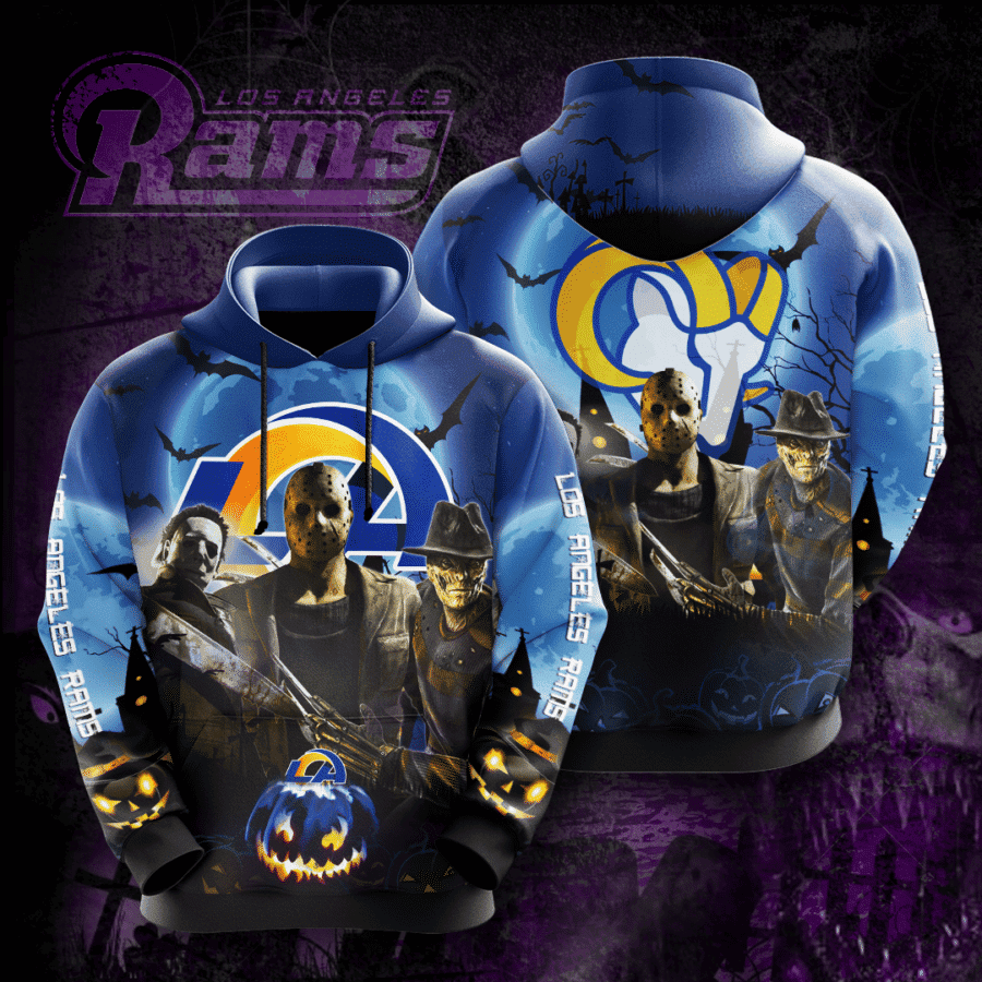 Los Angeles Rams Hoodie  Zip Hoodie Version 335