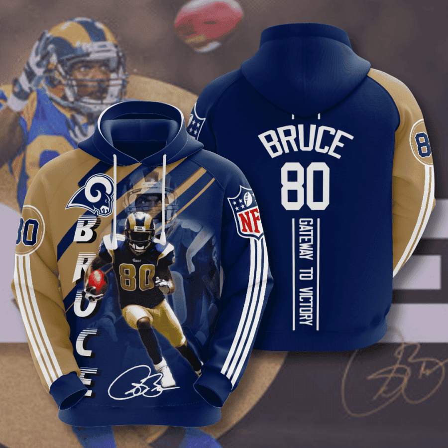 Los Angeles Rams Hoodie  Zip Hoodie Version 385