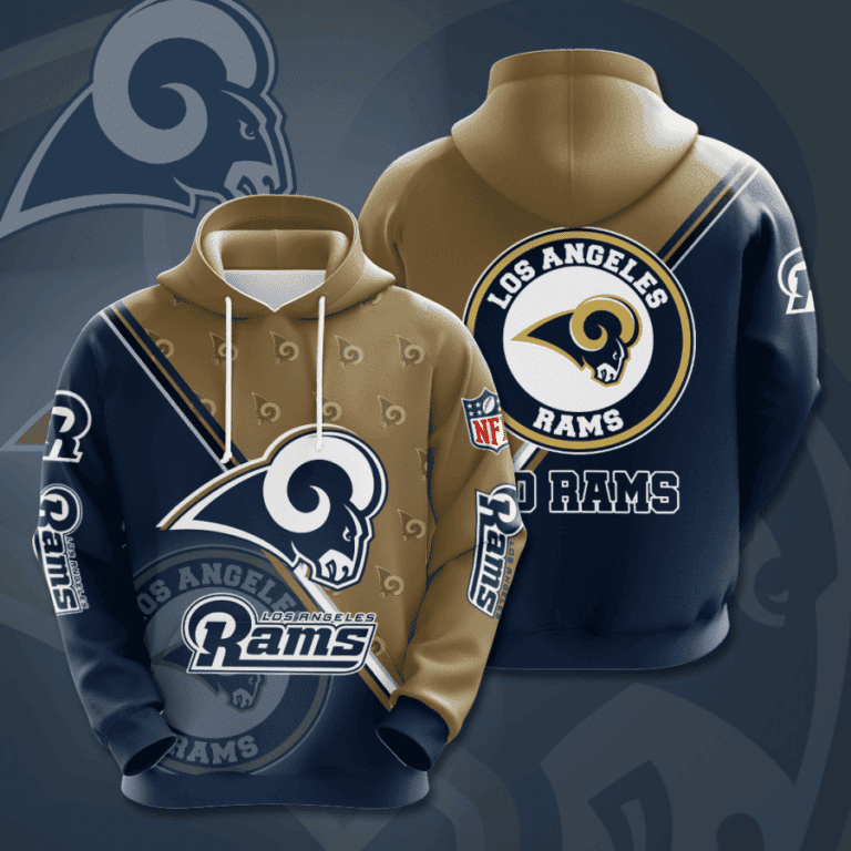 Los Angeles Rams Hoodie  Zip Hoodie Version 392